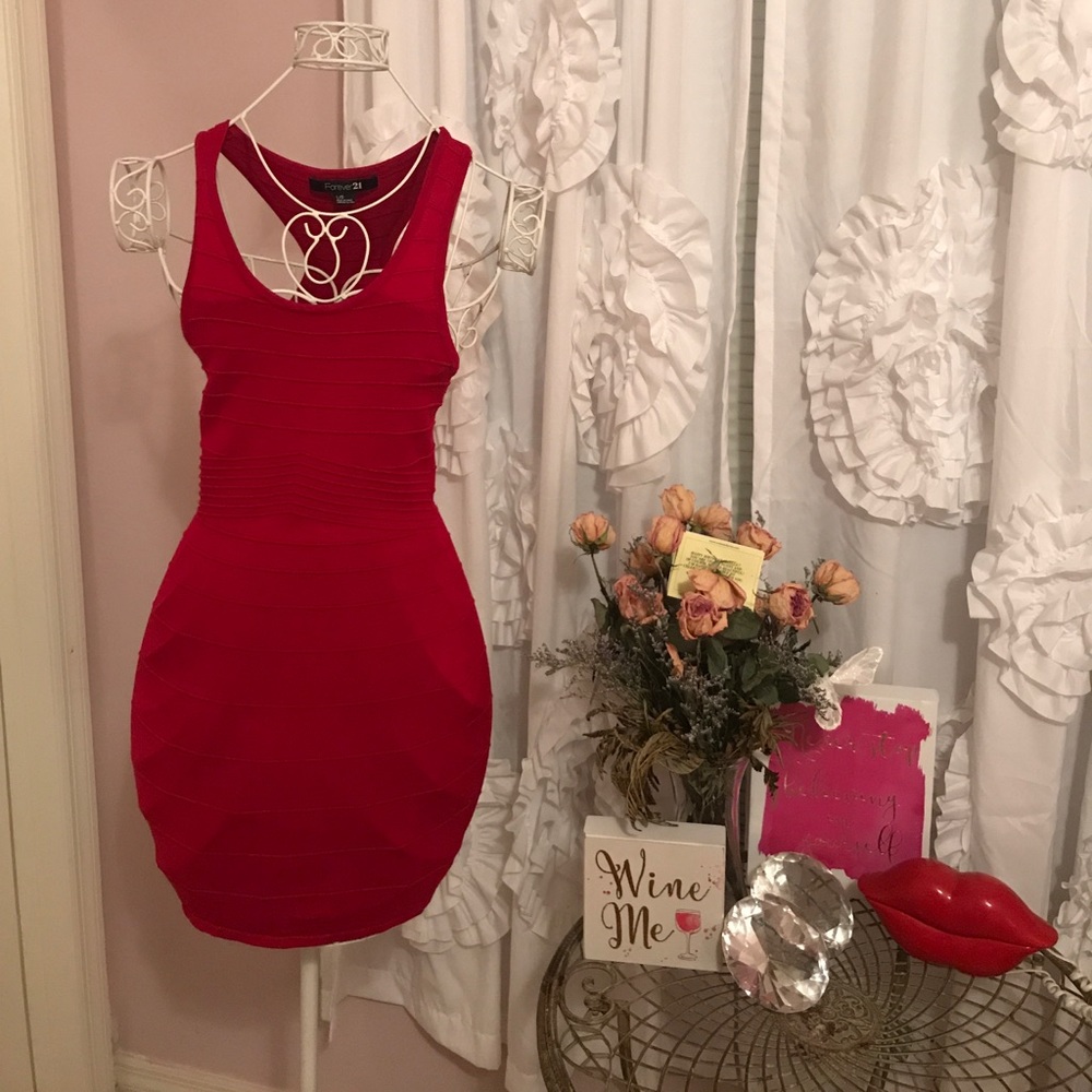 Forever 21 Red Bodycon Dress